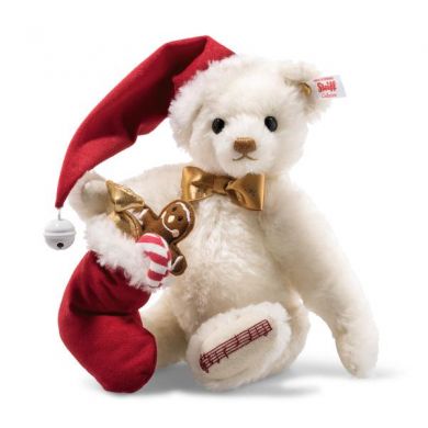 STEIFF Sweet Santa Teddy Bear